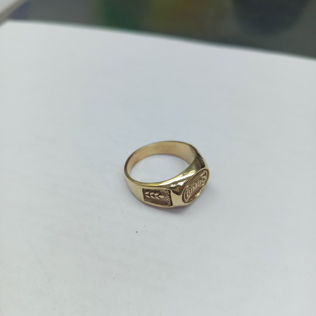 ANILLO CONMEMORATIVO ORO 14 K 12.8 GRMS (SEMINUEVO)