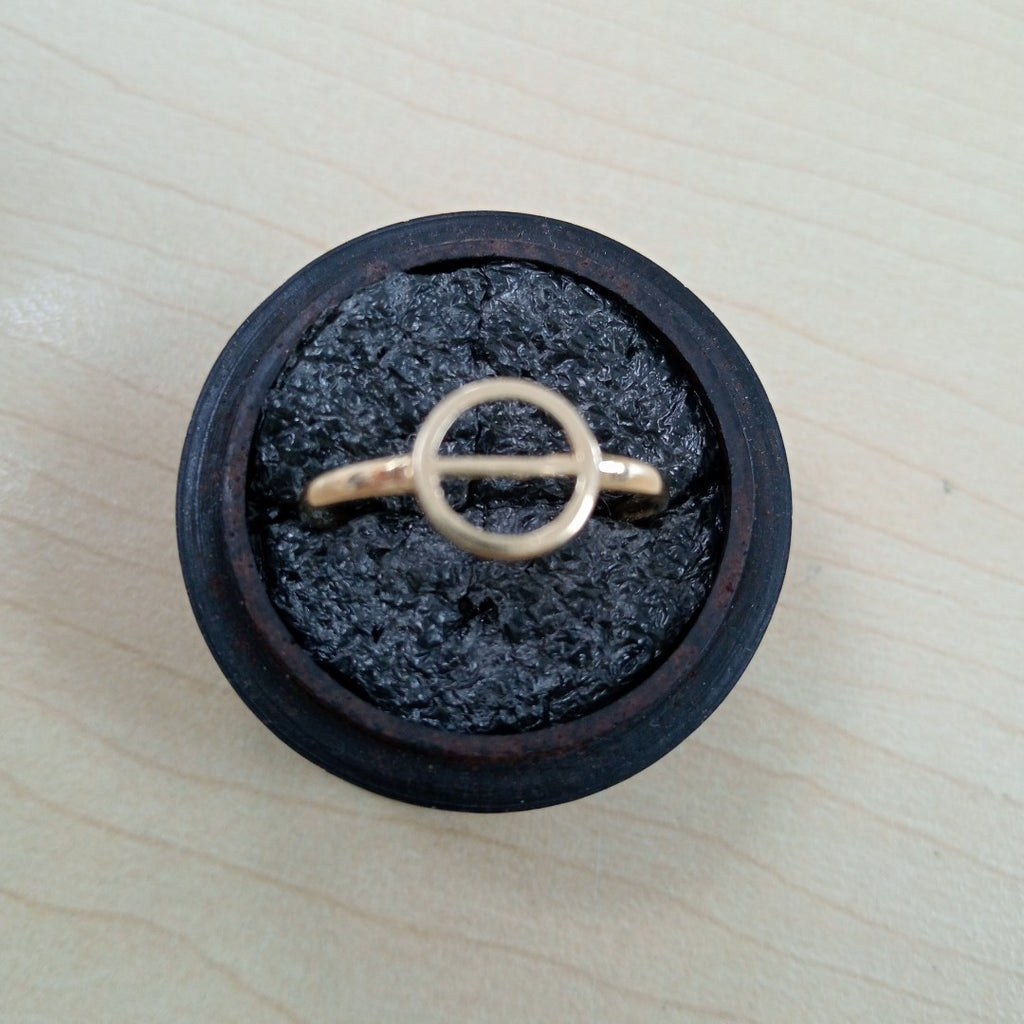 ANILLITO ORO 14 K 1,20 GRMS (SEMINUEVO)