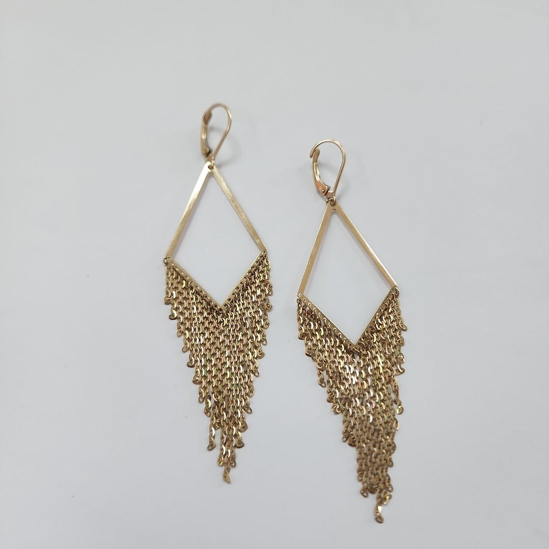 ARETES PAR ORO 14 K 4,90 GRMS (SEMINUEVO)