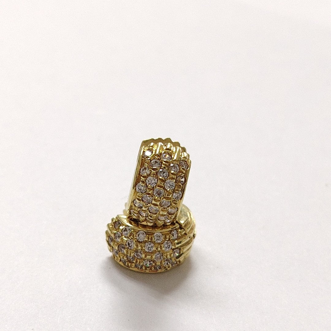 ARETES PAR ORO 18 K 9.3 GRMS (SEMINUEVO)