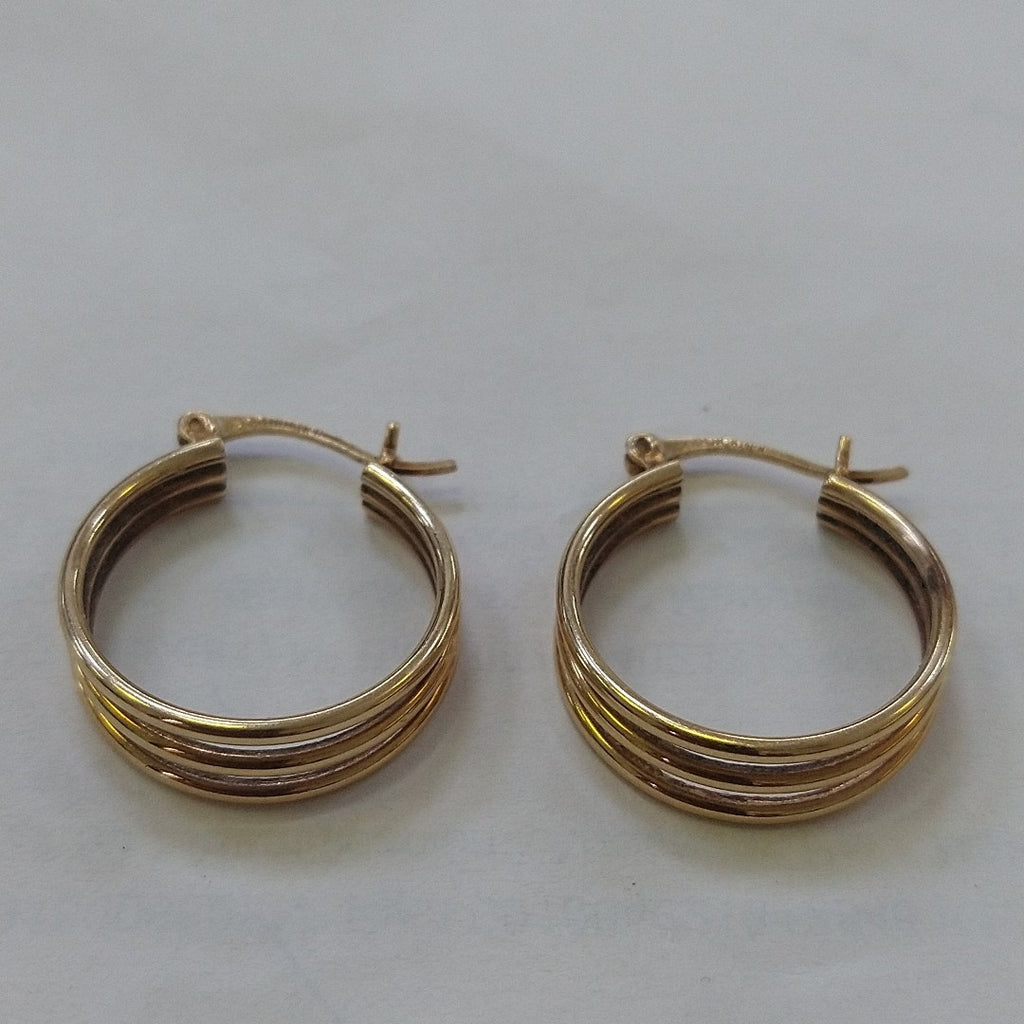 ARRACADAS PAR ORO 10 K 3,00 GRMS (SEMINUEVO)