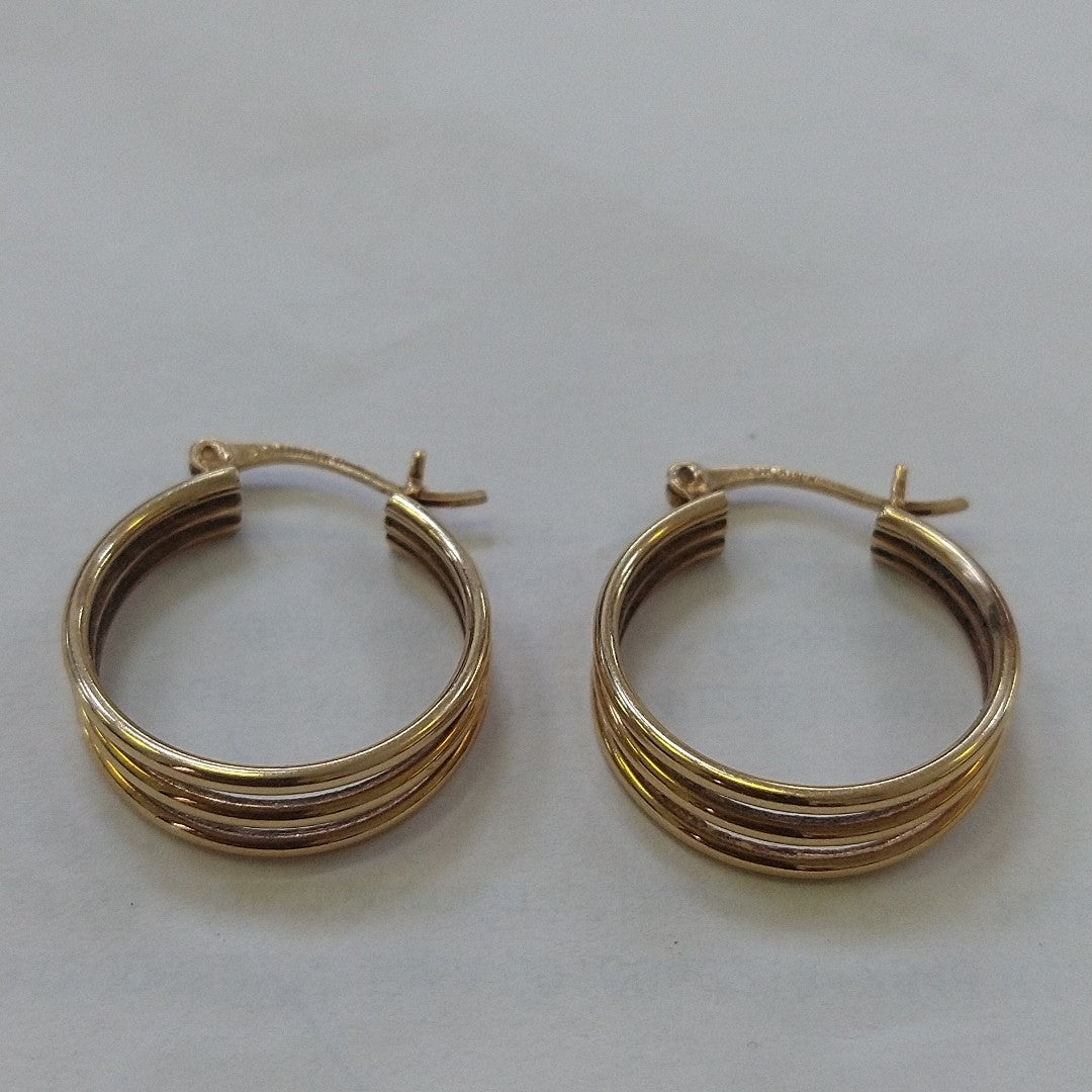 ARRACADAS PAR ORO 10 K 3,00 GRMS (SEMINUEVO)