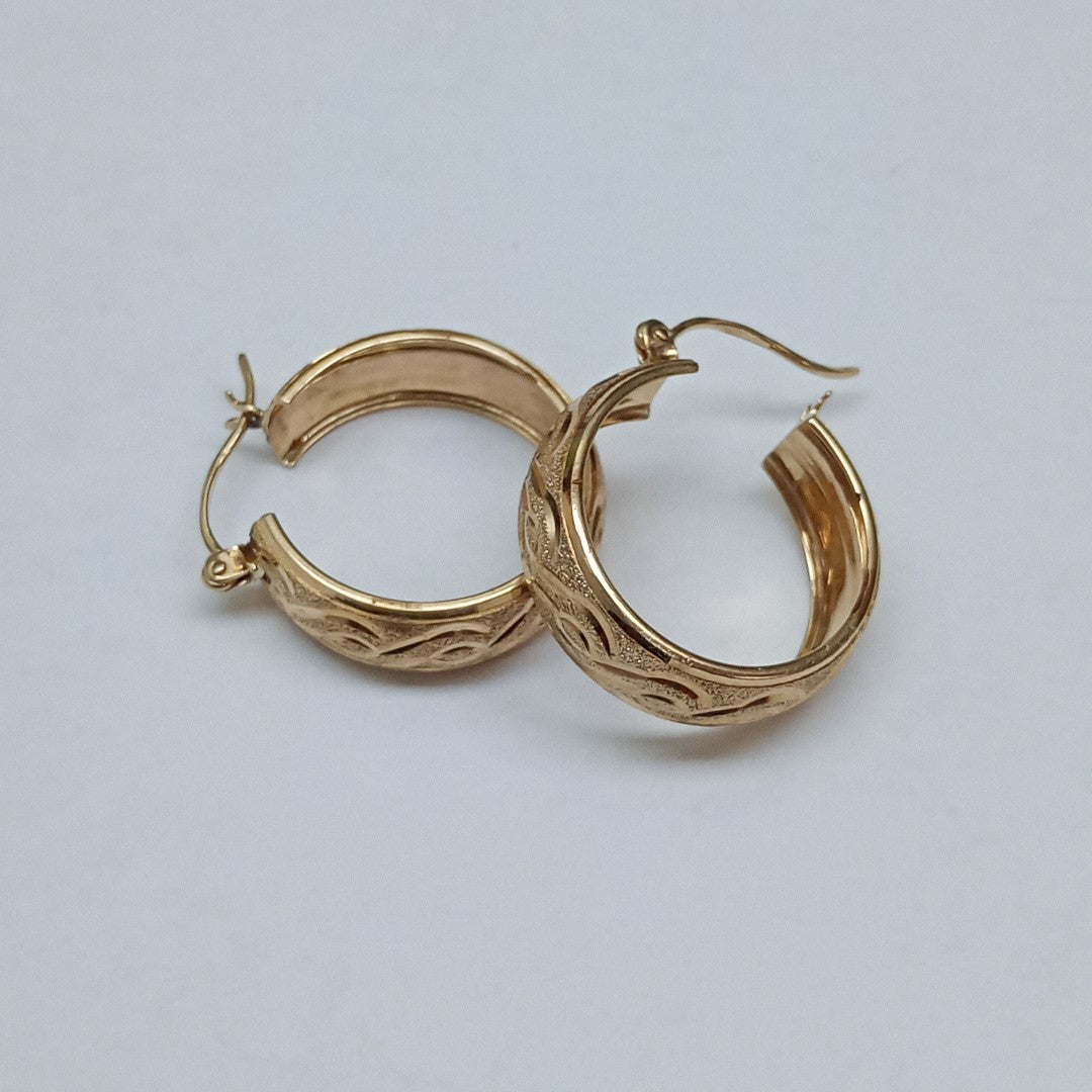 ARRACADAS PAR ORO 10 K 3.4 GRMS (SEMINUEVO)