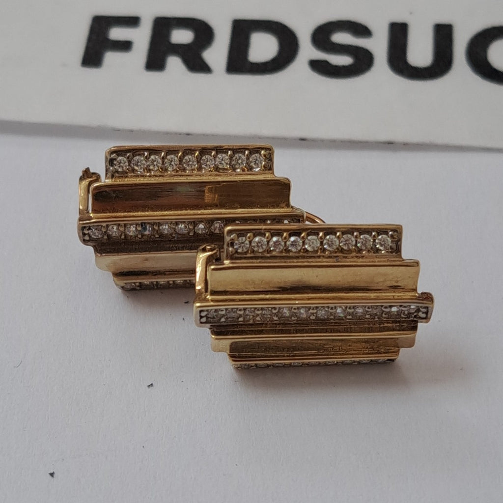 ARETES PAR ORO 10 K 5.2 GRMS (SEMINUEVO)