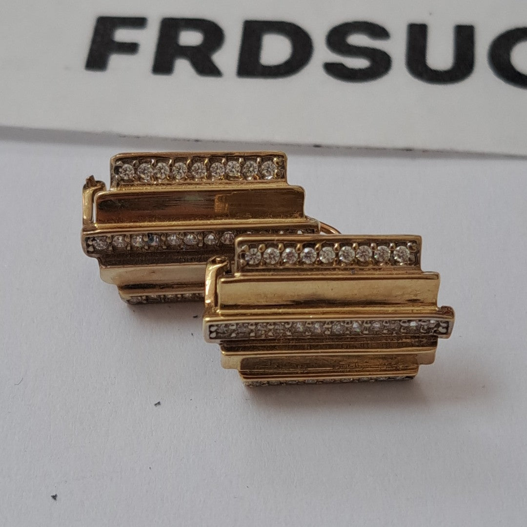 ARETES PAR ORO 10 K 5.2 GRMS (SEMINUEVO)