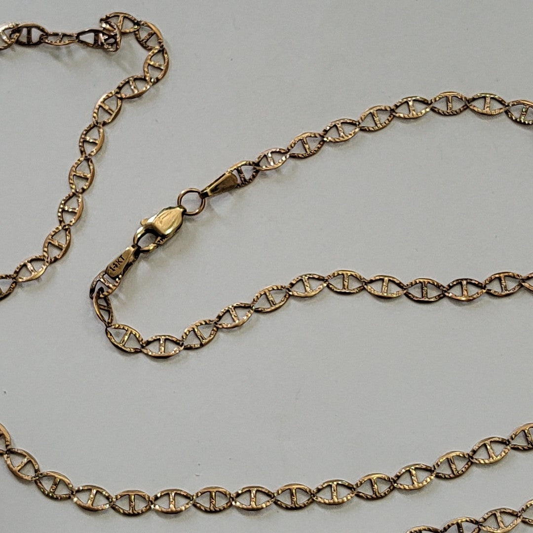 CADENA ORO 14 K 4.5 GRMS (SEMINUEVO)