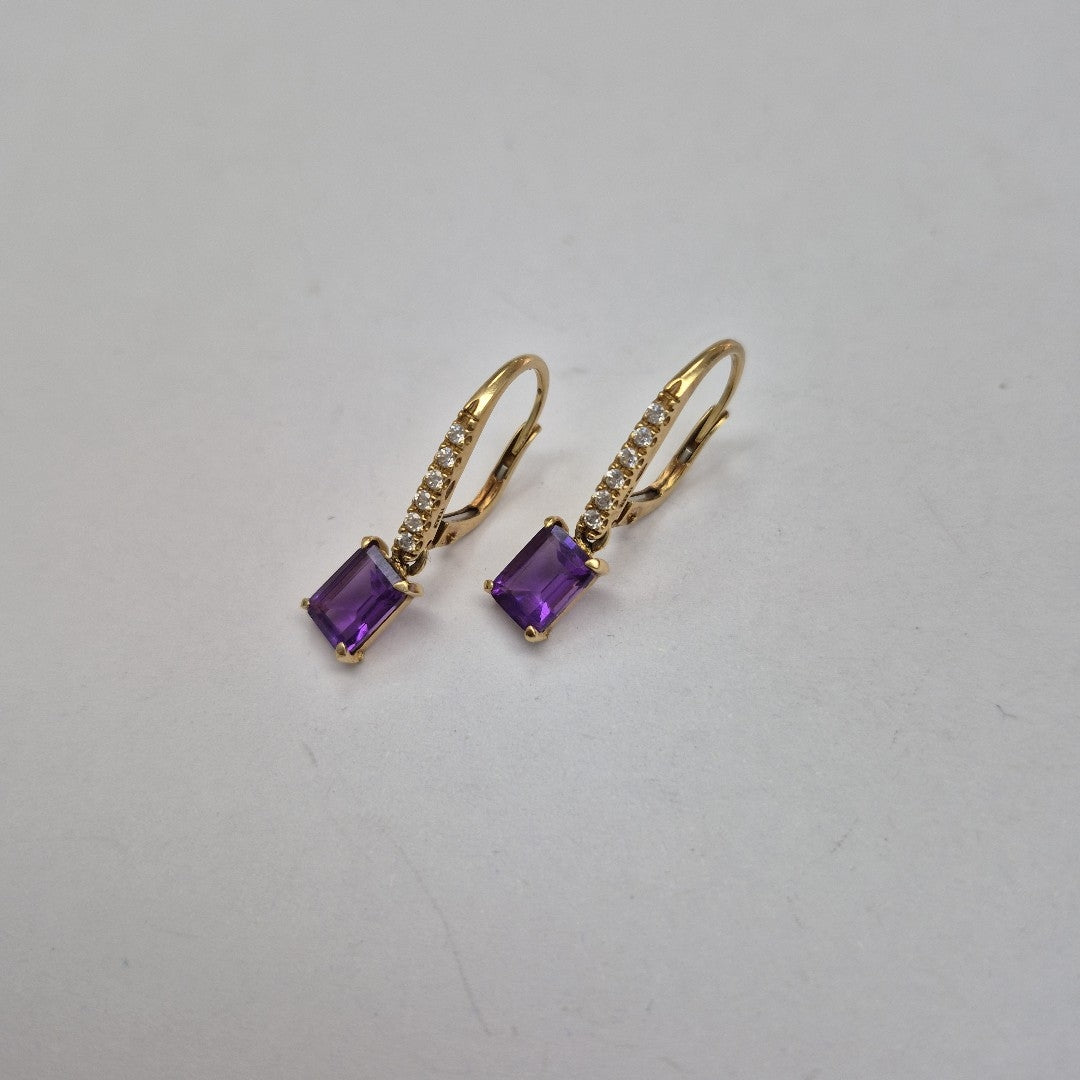 ARETES PAR ORO 14 K 4,30 GRMS (SEMINUEVO)
