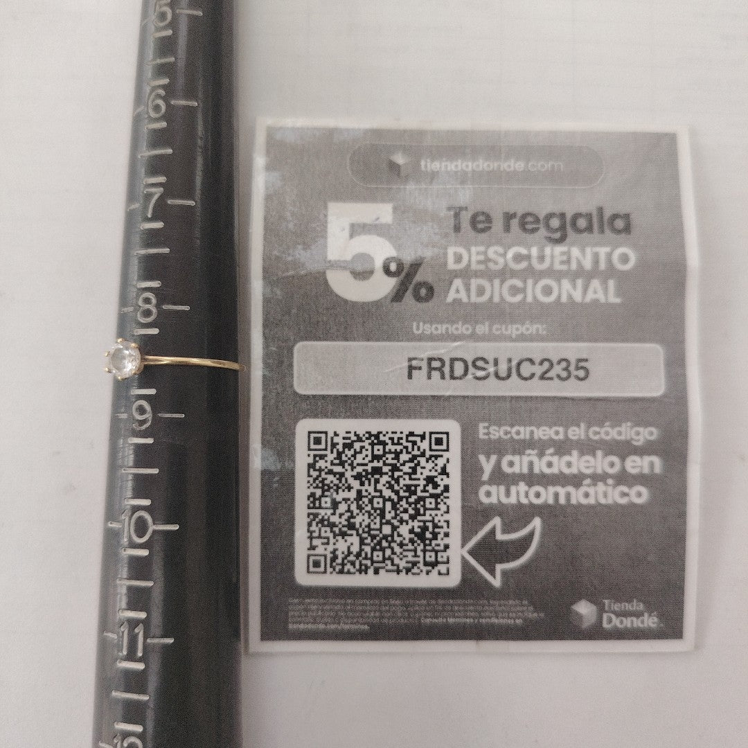 SOLITARIO ORO 10 K 0,80 GRMS (SEMINUEVO)