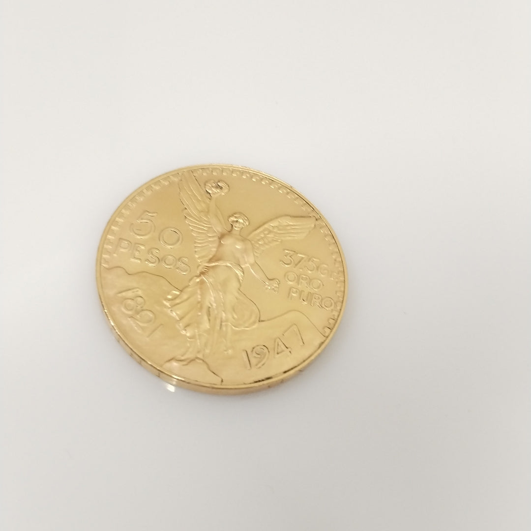 K1 41.6 GRMS 21 K IDENTIFICACIÓN MONEDA NOMINATIVA MONEDAS PESOS 50 PESO (SEMINUEVO)