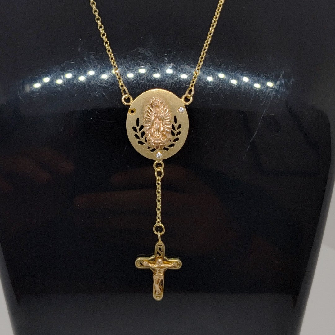 CADENA ORO COMBINADO 14 K 6,00 GRMS (SEMINUEVO)