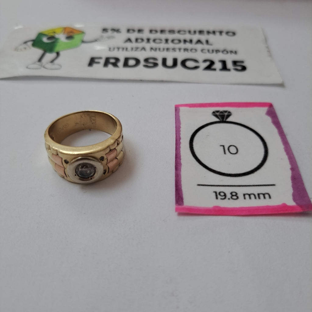 ANILLO ORO 12 K 12.8 GRMS (SEMINUEVO)