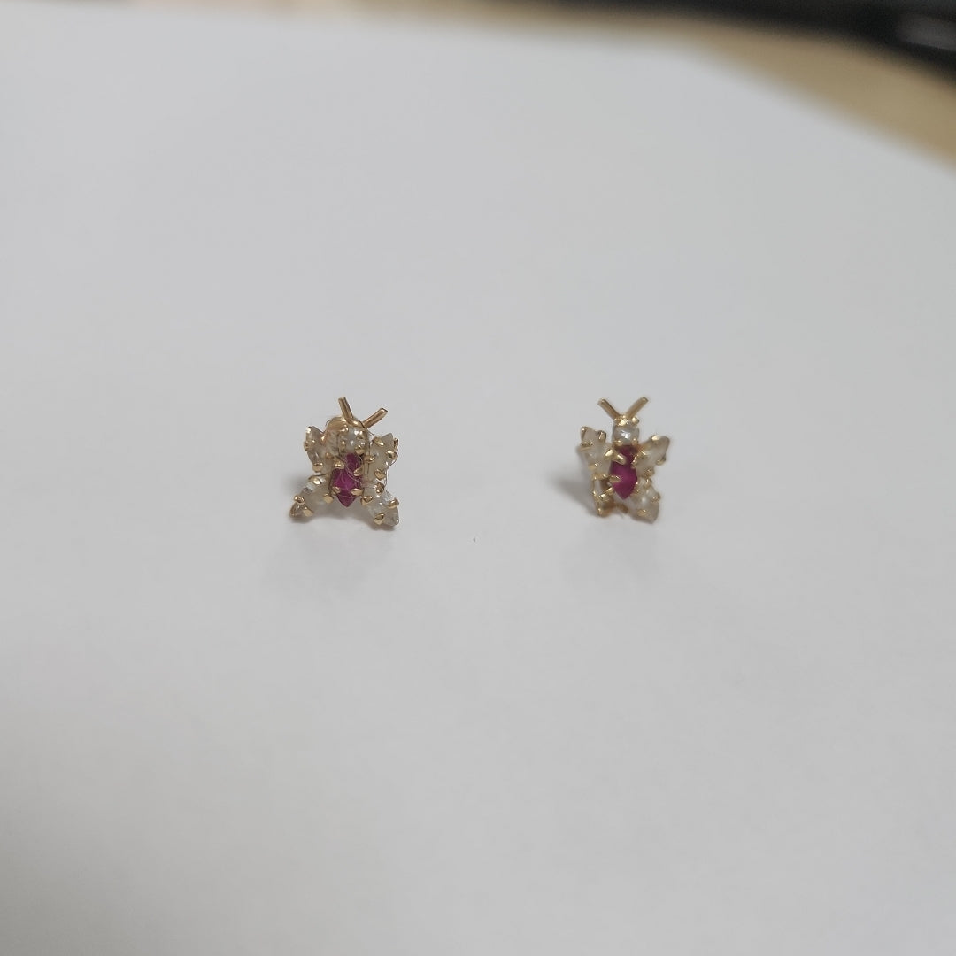 BROQUELES PAR ORO 14 K 0.8 GRMS (SEMINUEVO)