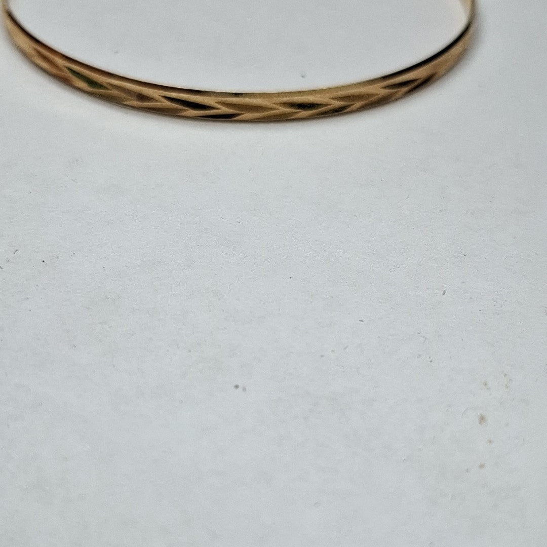 PULSERA RIGIDA ORO 14 K 6,70 GRMS (SEMINUEVO)