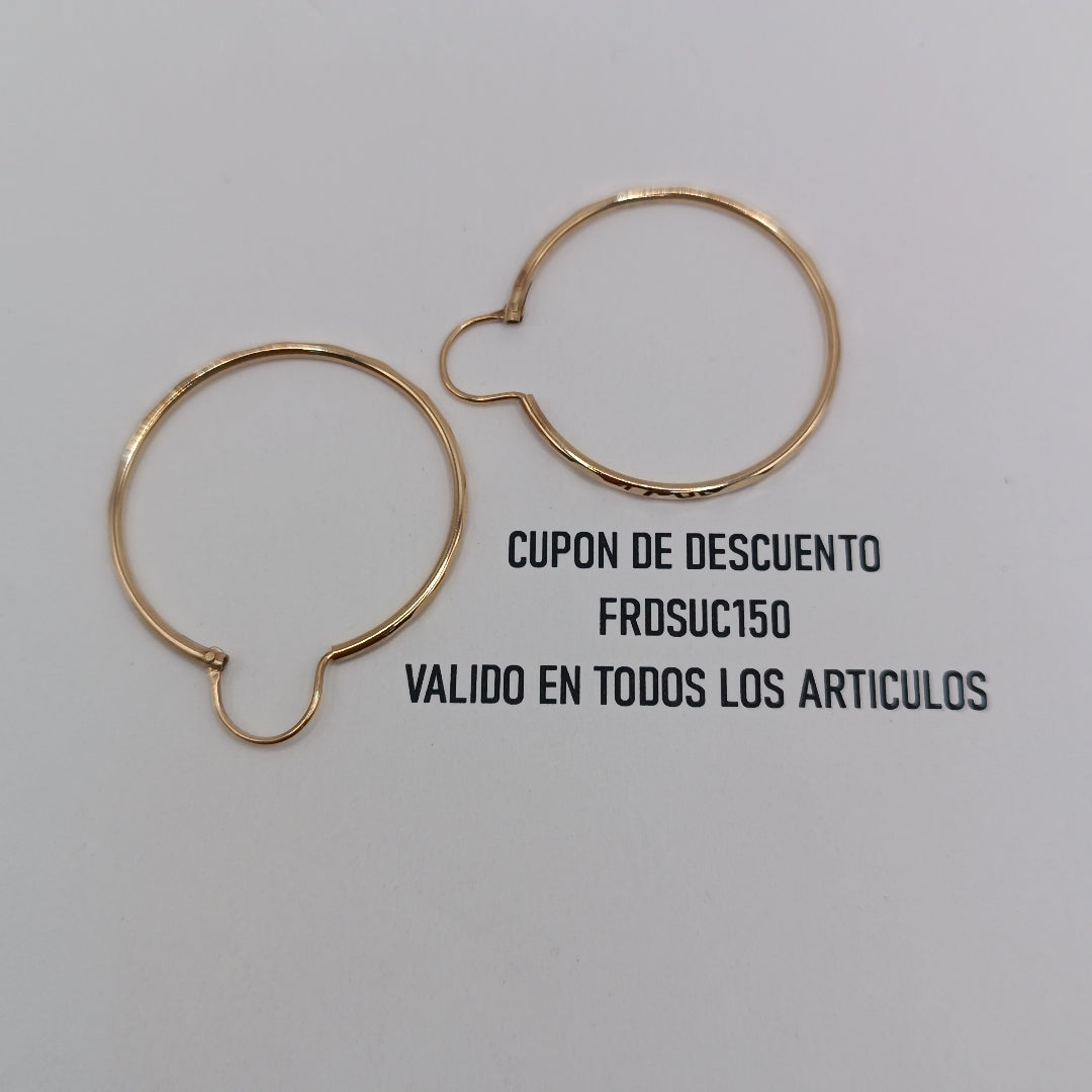 ARRACADAS PAR ORO 8 K 2.3 GRMS (SEMINUEVO)