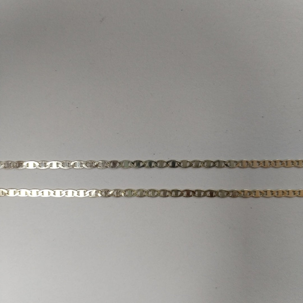CADENA TEJIDO ESPEJO PLATA .925 60 CM 4.4 GR (NUEVO)