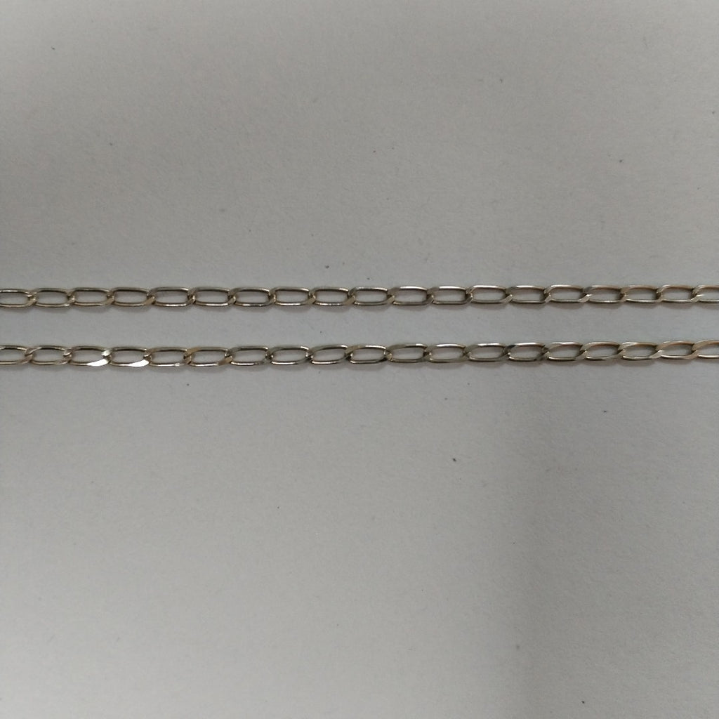 CADENA TEJIDO ESLABONES PLATA .925 50 CM 2.5 GR (NUEVO)