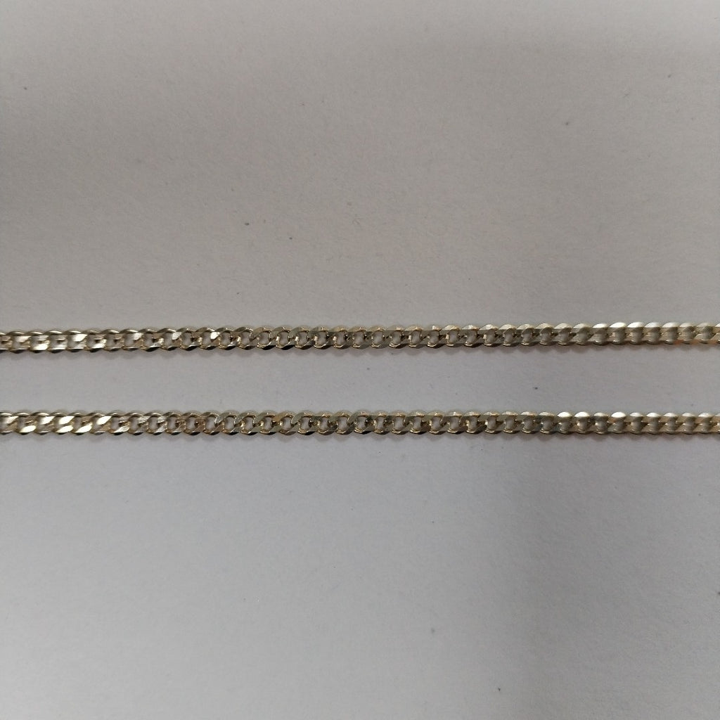 CADENA TEJIDO BARBADO PLATA .925 60 CM 5.6 GR (NUEVO)