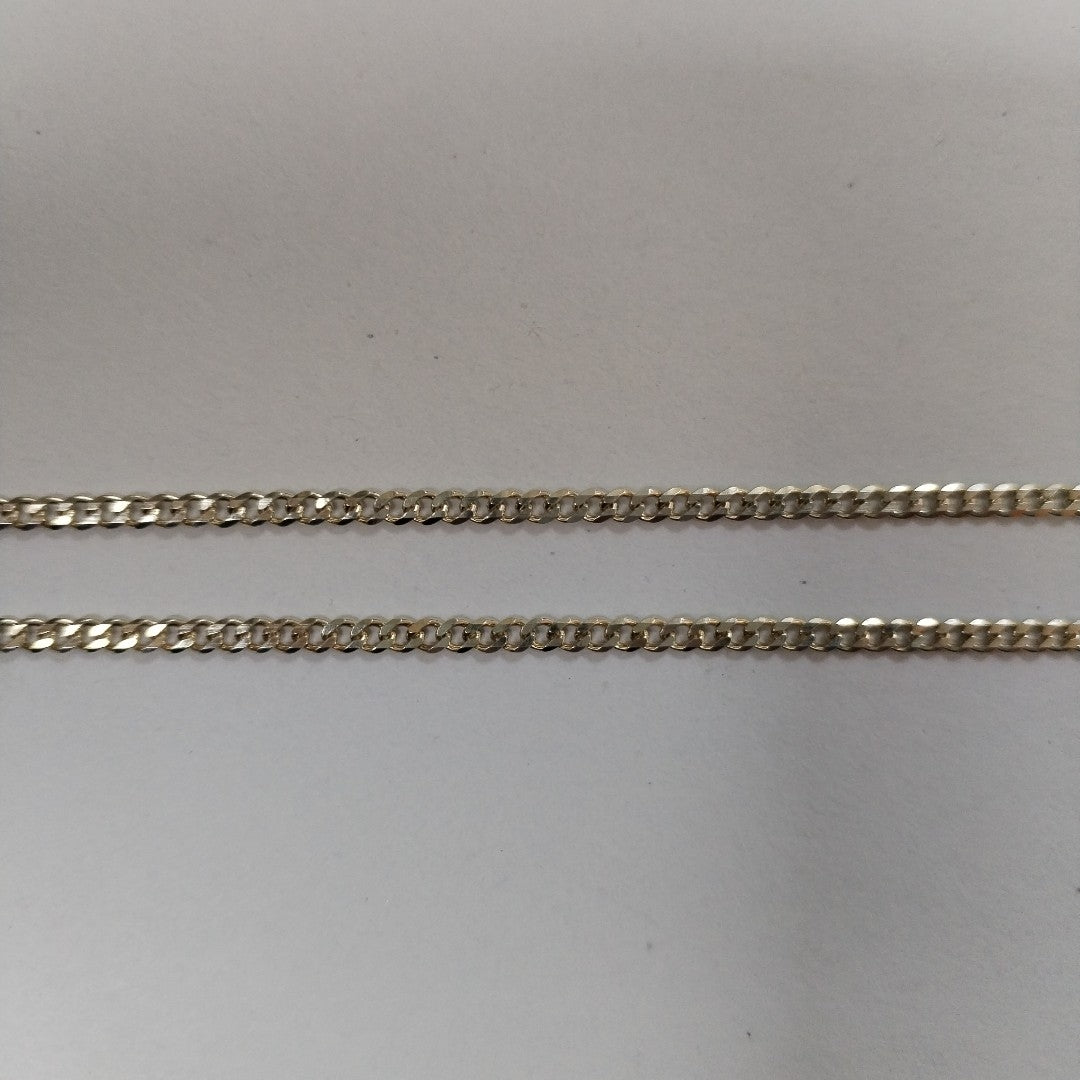 CADENA TEJIDO BARBADO PLATA .925 60 CM 5.6 GR (NUEVO)