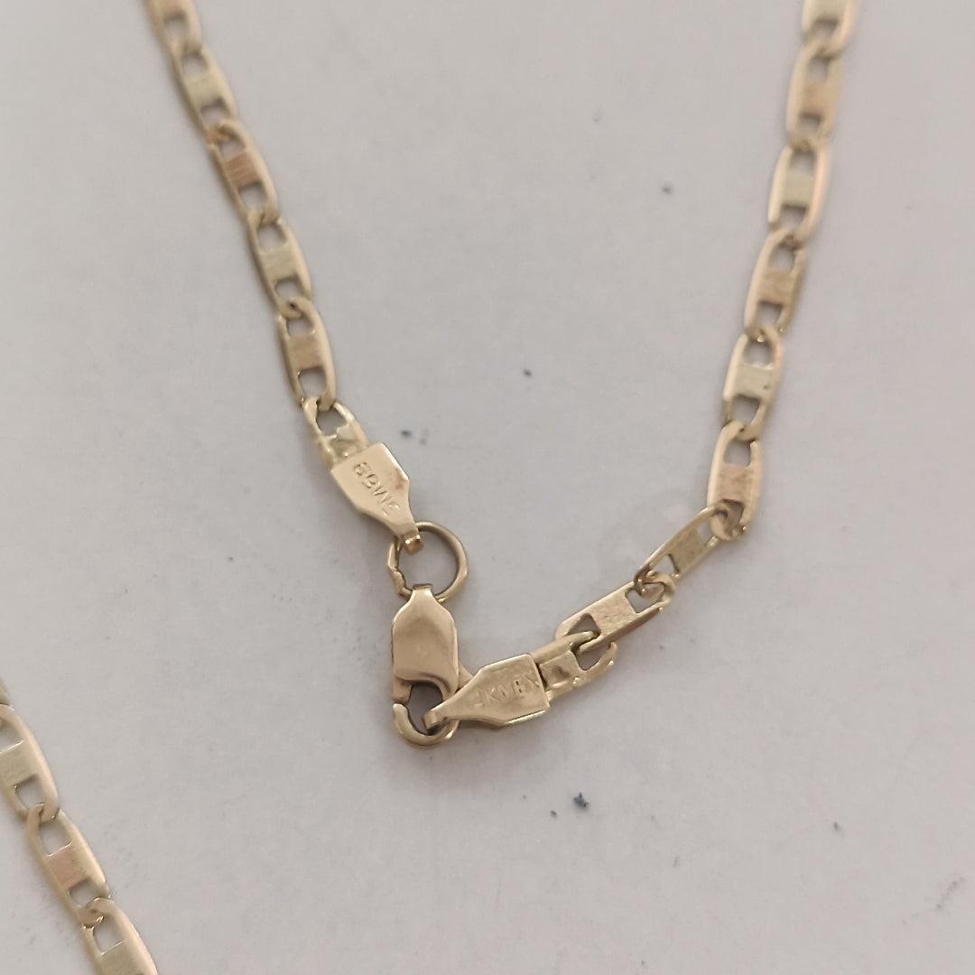 CADENA,CRUZ ORO 14 K 6,90 GRMS (SEMINUEVO)