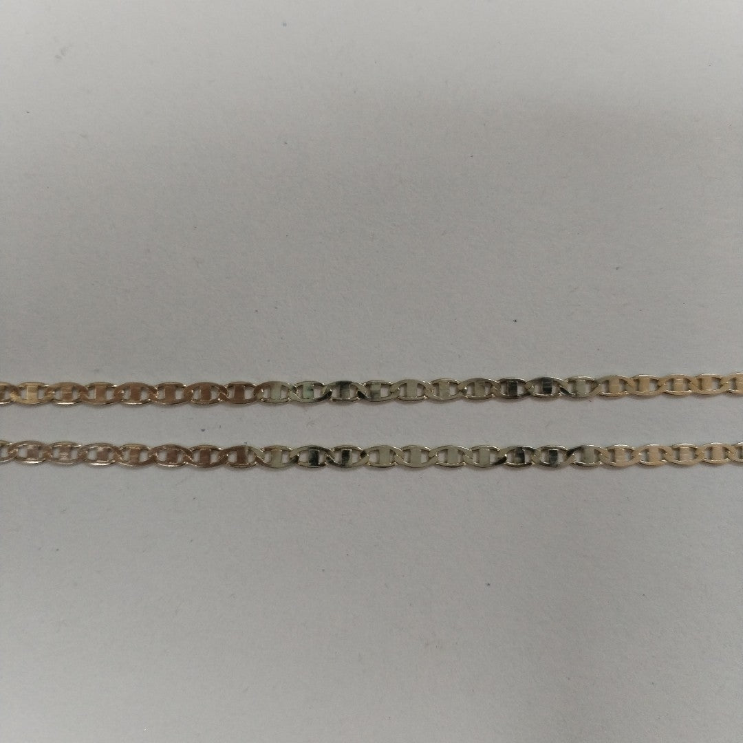 CADENA TEJIDO ESPEJO PLATA .925 55 CM 4 GR (NUEVO)