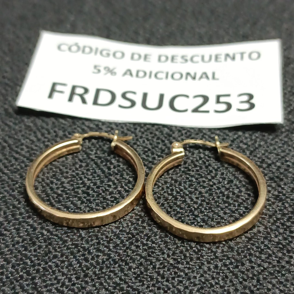 ARRACADAS PAR ORO 10 K 2.2 GRMS (SEMINUEVO)