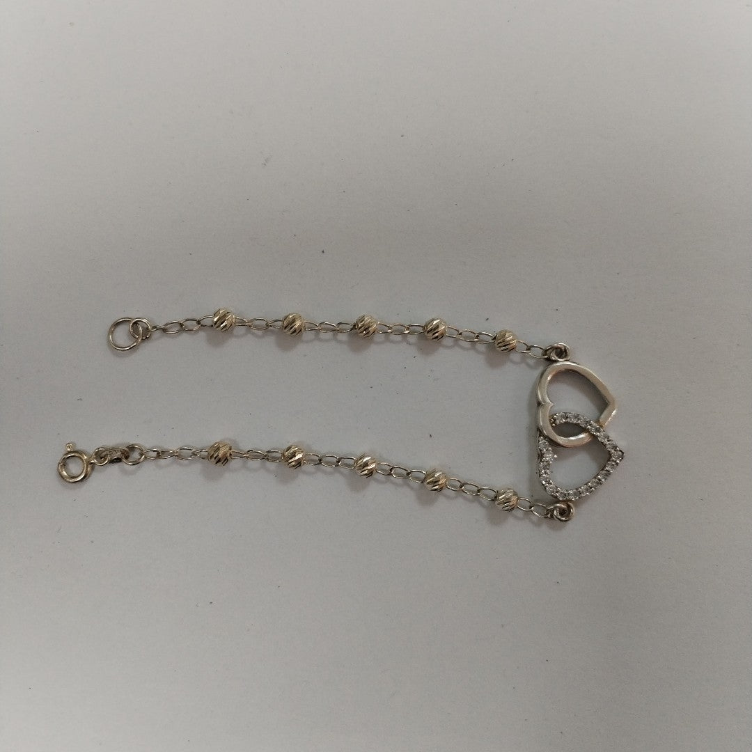 PULSERA TEJIDO TEJIDO ESPECIAL PLATA .925 18 CM 4 GR (NUEVO)