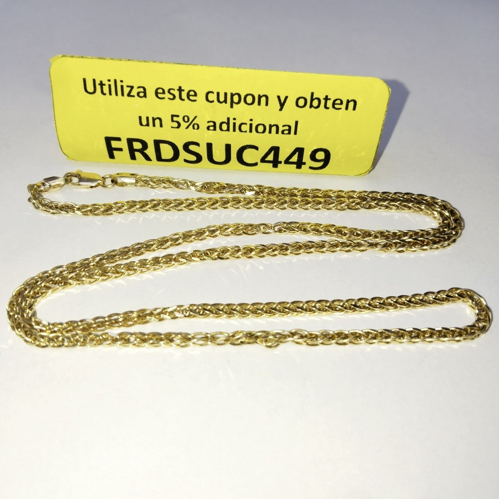 CADENA ORO 10 K 7.2 GRMS (SEMINUEVO)