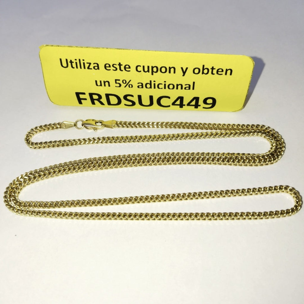 CADENA ORO 10 K 6.8 GRMS (SEMINUEVO)