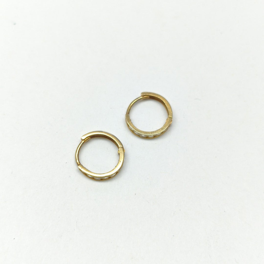 ARRACADAS PAR ORO 14 K 1 GRMS (SEMINUEVO)