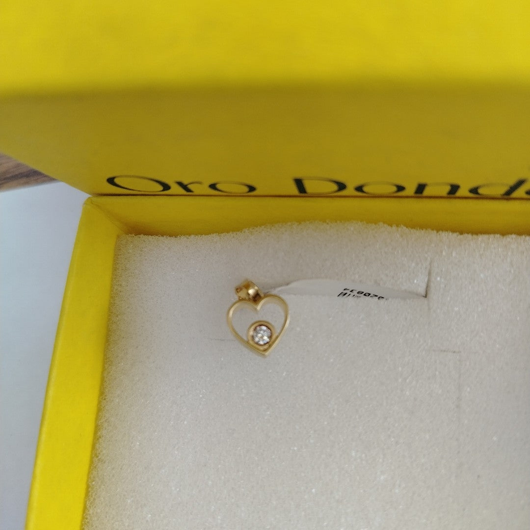 DIJES CORAZON ORO 10K 1.2 GR (NUEVO)