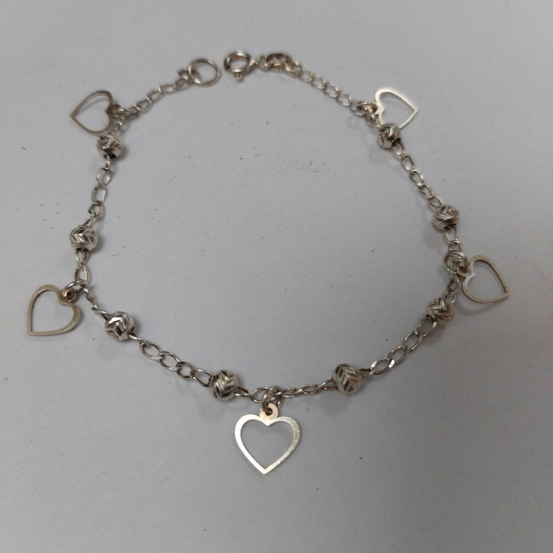 PULSERA TEJIDO ESPECIAL PLATA .925 18 CM 2.7 GR (NUEVO)