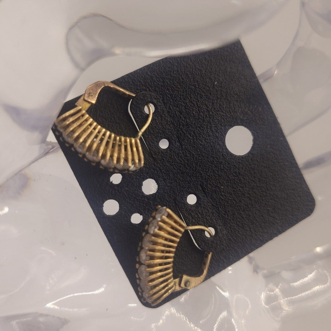 ARETES PAR ORO 10 K 3.2 GRMS (SEMINUEVO)
