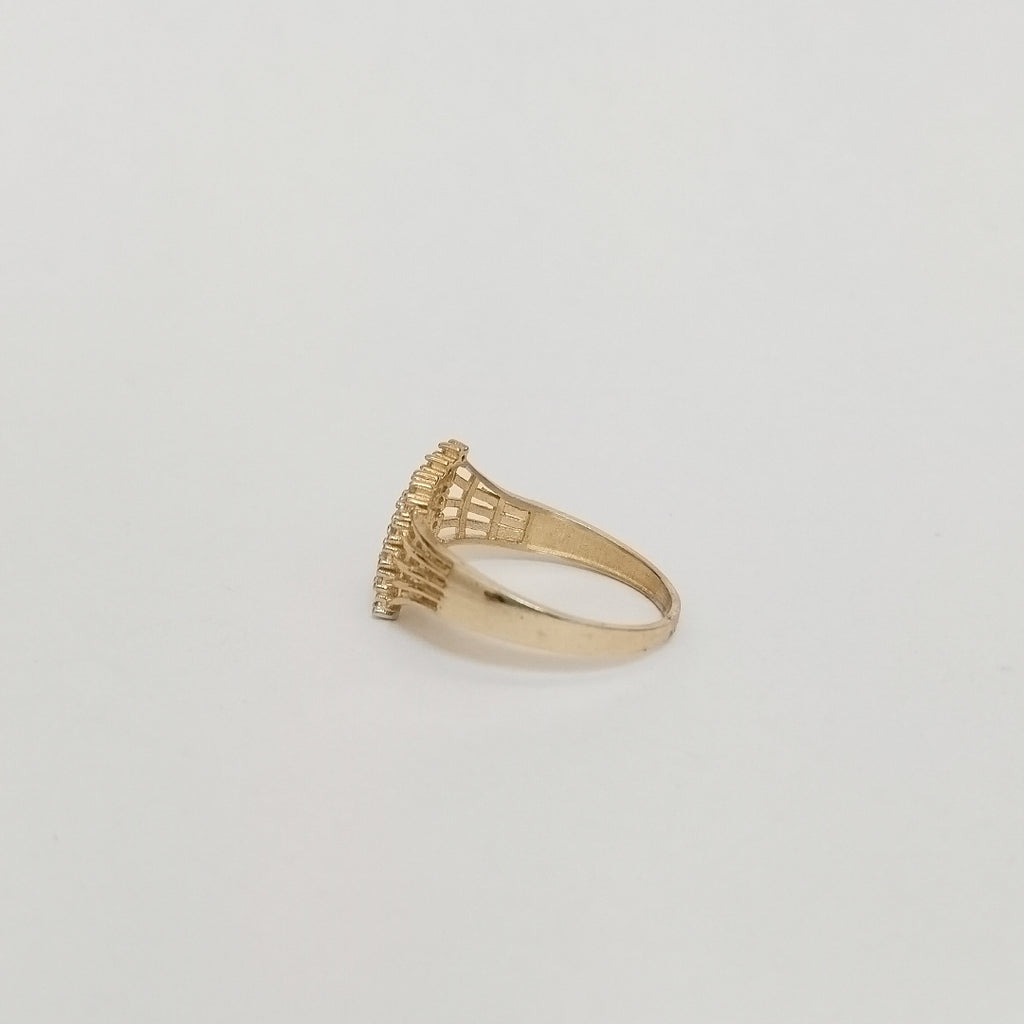 ANILLOS C/CIRCONIA ORO 10K TALLA 8 2.2 GR (NUEVO)