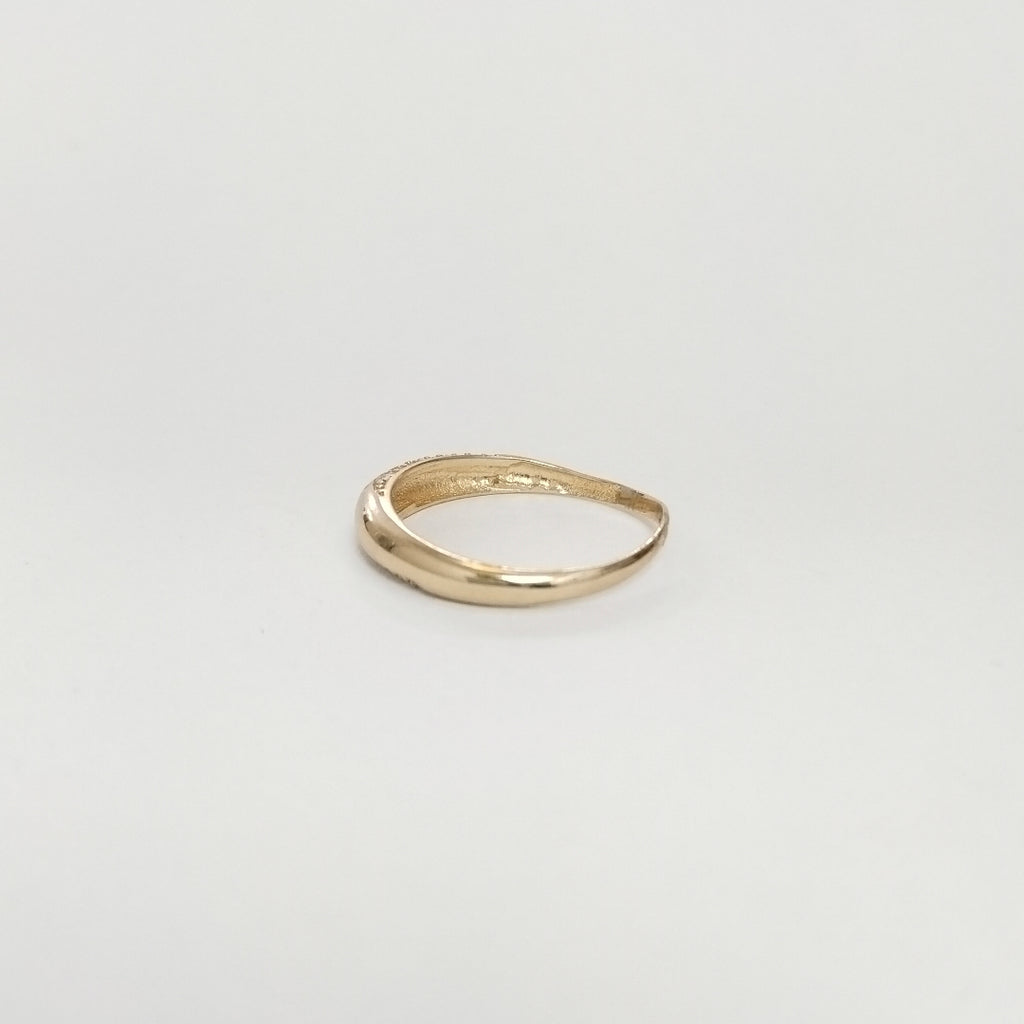ANILLOS C/CIRCONIA ORO 10K TALLA 9 1.3 GR (NUEVO)
