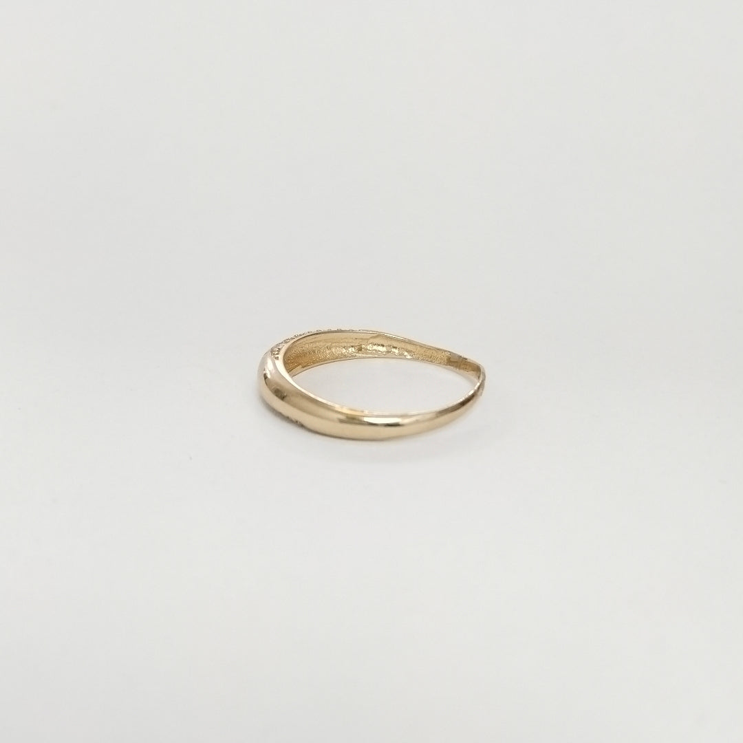ANILLOS C/CIRCONIA ORO 10K TALLA 9 1.3 GR (NUEVO)