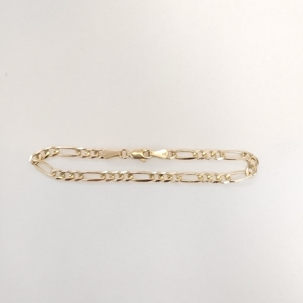 PULSERAS TEJIDO 3X1 ORO 14K 18 CM 4.2 GR (NUEVO)