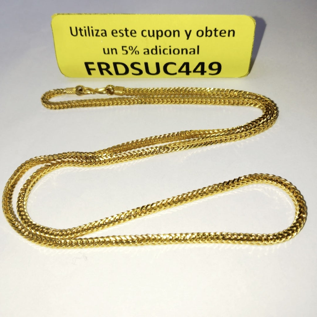 CADENA ORO 21 K 26.7 GRMS (SEMINUEVO)