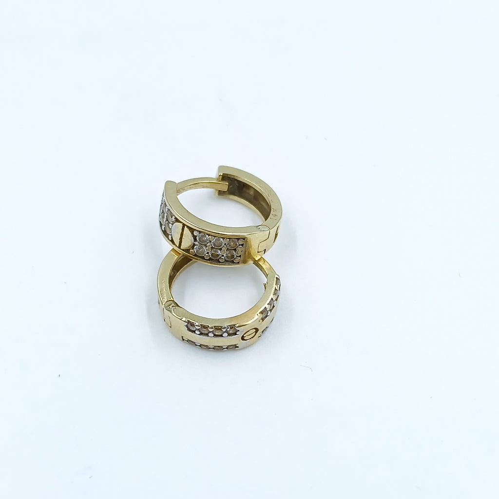 ARRACADAS PAR ORO 14 K 2.3 GRMS (SEMINUEVO)