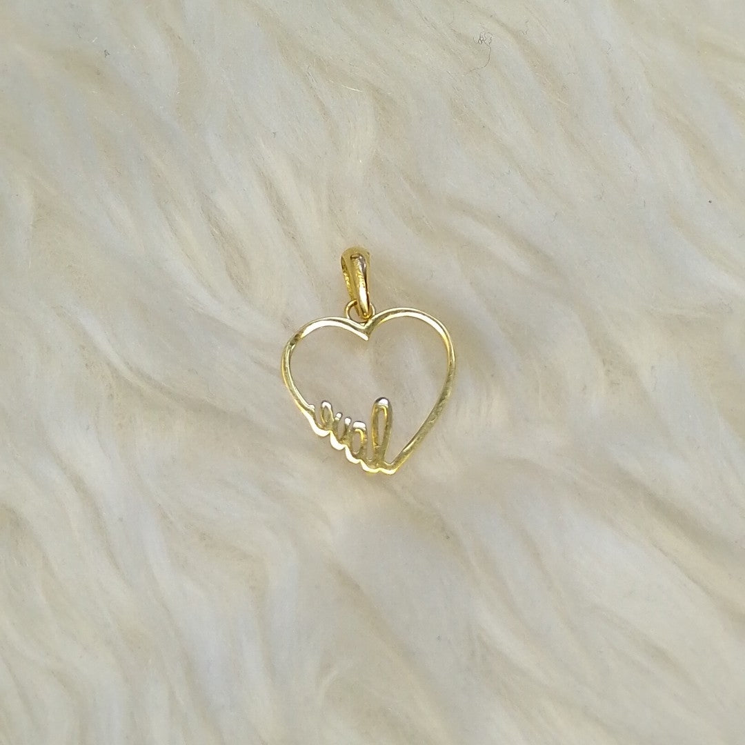 DIJES CORAZON ORO 10K 0.8 GR (NUEVO)