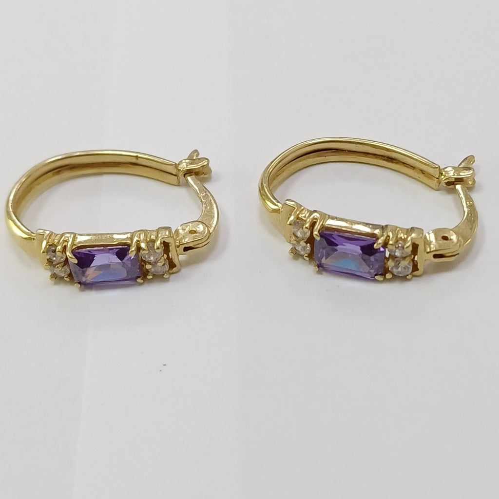 ARRACADAS PAR ORO 14 K 4,60 GRMS (SEMINUEVO)