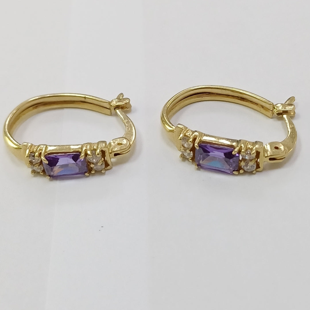ARRACADAS PAR ORO 14 K 4,60 GRMS (SEMINUEVO)