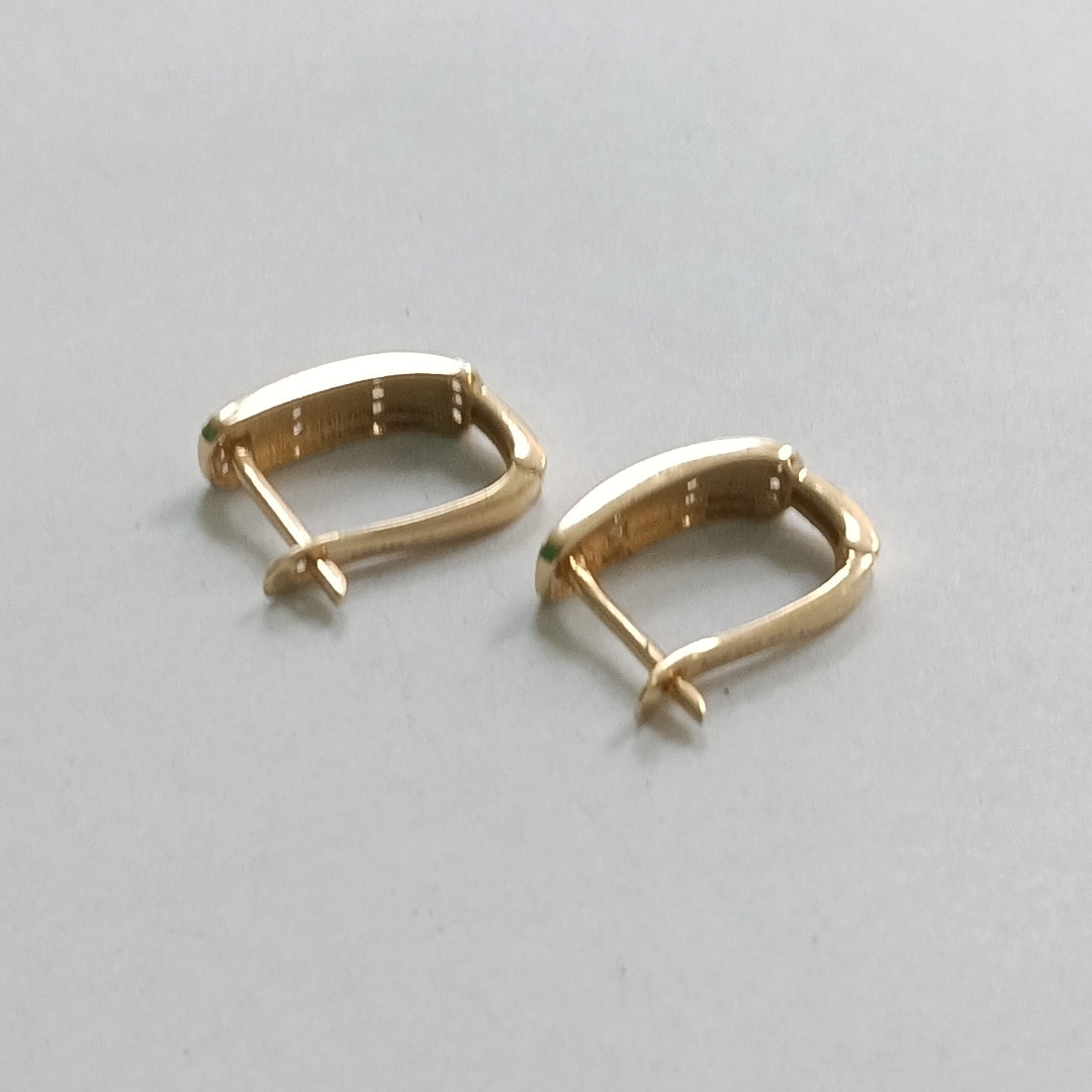 ARRACADAS PAR ORO 14 K 2.9 GRMS (SEMINUEVO)