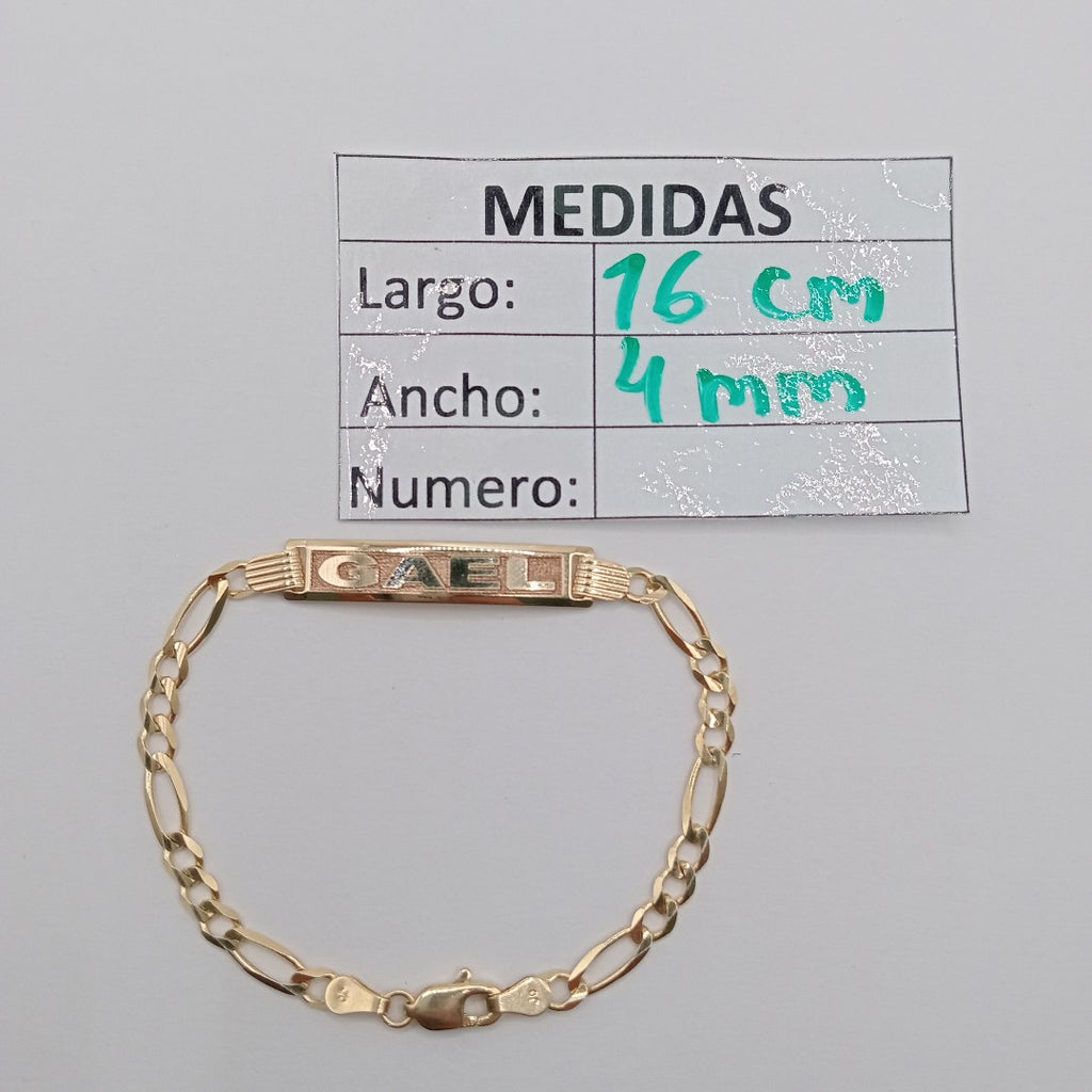 ESCLAVA ORO 10 K 3.7 GRMS (SEMINUEVO)