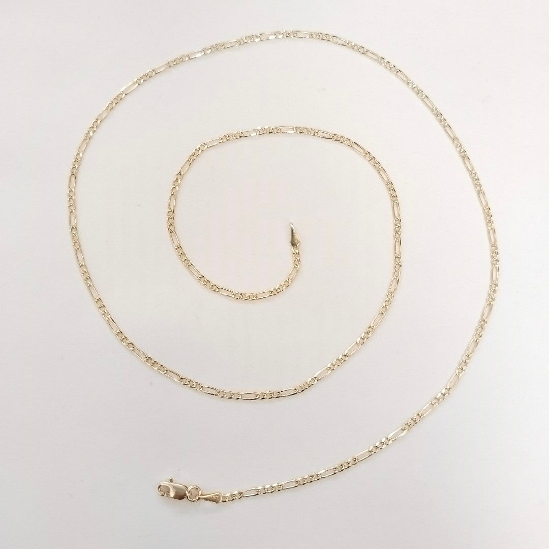 CADENAS 3X1 ORO 14K 55 CM 3.8 GR (NUEVO)