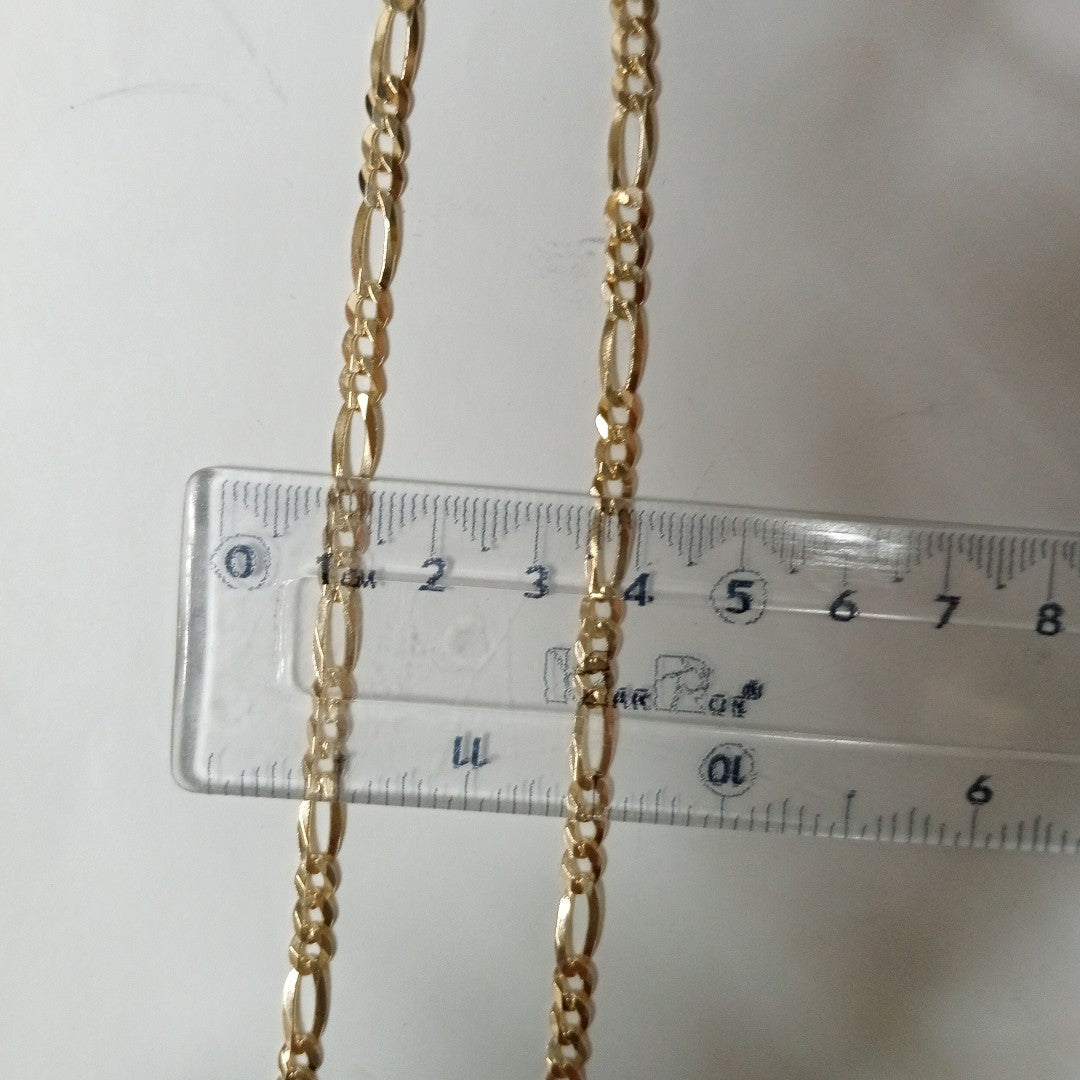 CADENAS TEJIDO 3X1 ORO 14K 60 CM 13.7 GR (NUEVO)
