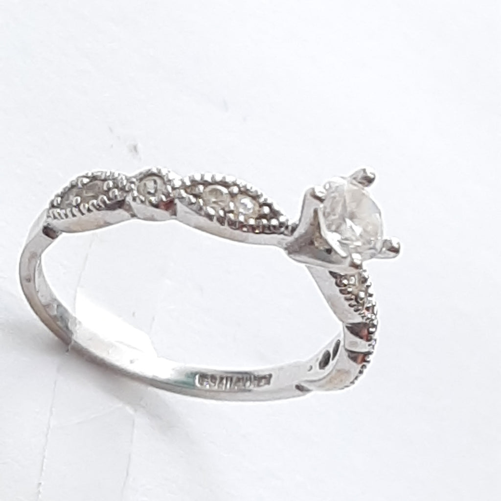 ANILLITO ORO BLANCO 10 K 1,90 GRMS (SEMINUEVO)