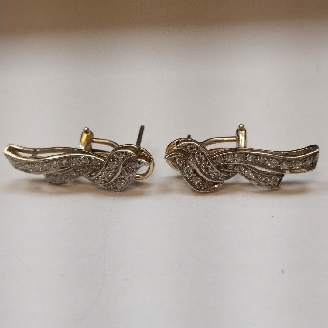 ARETES PAR ORO 14 K 5.8 GRMS (SEMINUEVO)