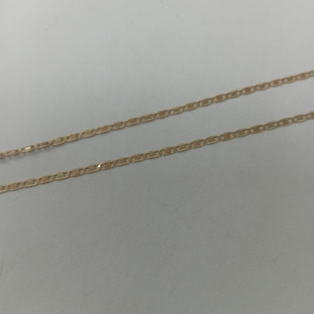 CADENA, MEDALLA RELIGIOSA ORO 10 K 1.8 GRMS (SEMINUEVO)