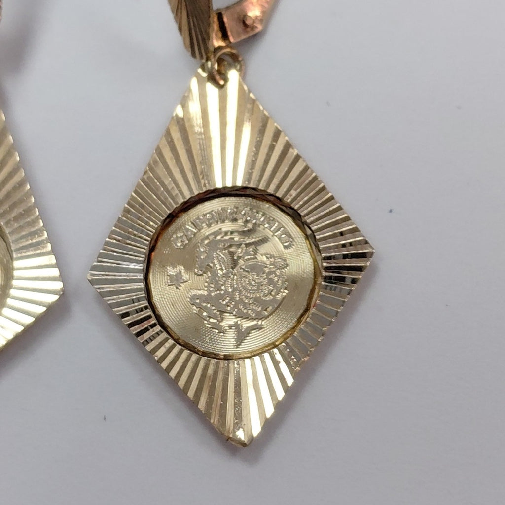ARETES PAR ORO 10 K 3,20 GRMS (SEMINUEVO)