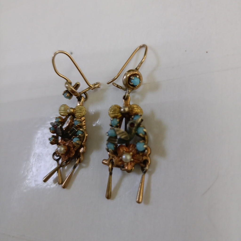 ARETES PAR ORO 12 K 5.2 GRMS (SEMINUEVO)